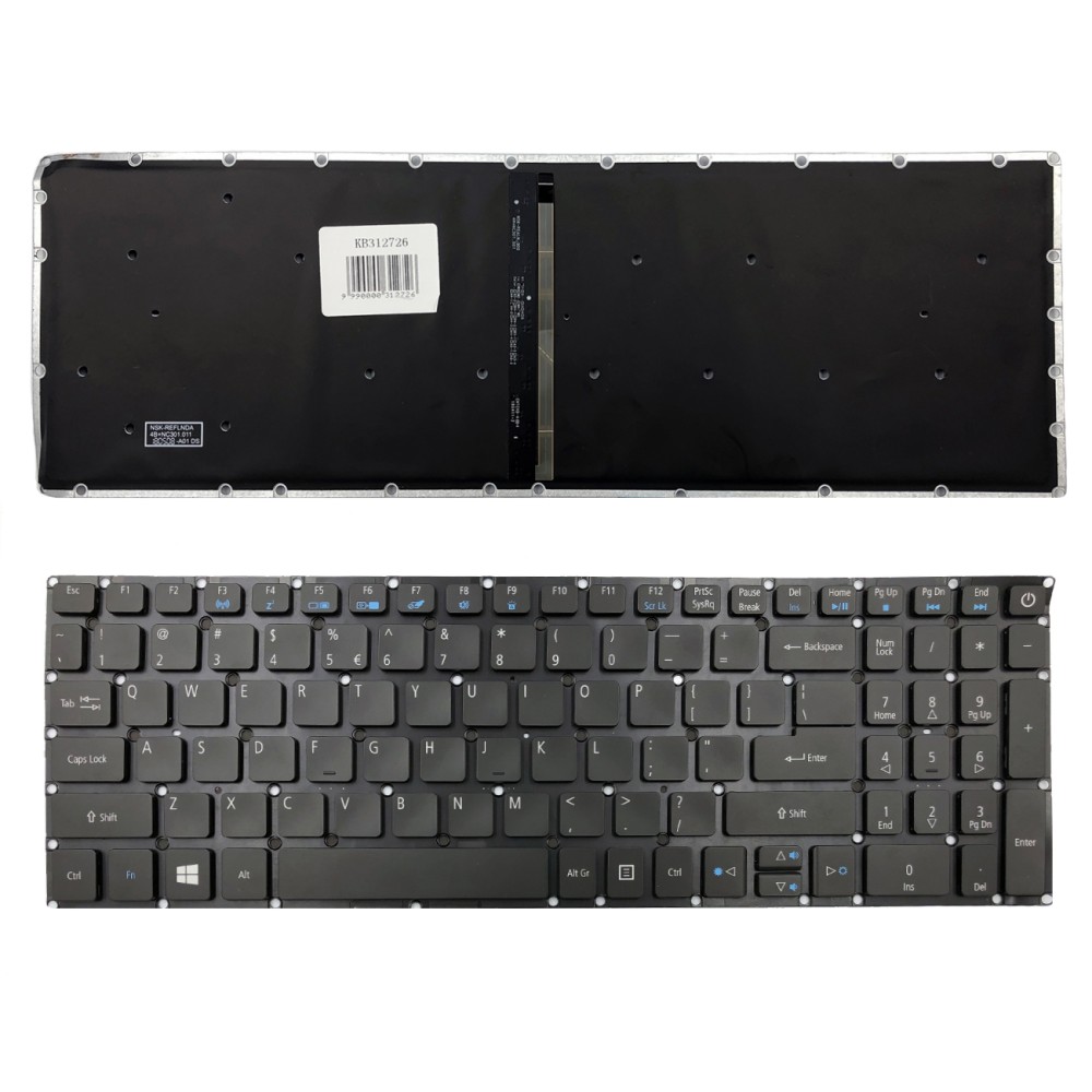 Keyboard Acer: Aspire E5-573, E5-573TG (with backlight)